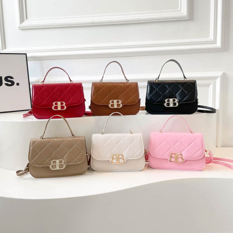 Vintage Minimalist Crossbody Square Bag
