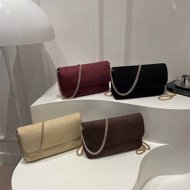 Solid Color Minimalist Crossbody Bag
