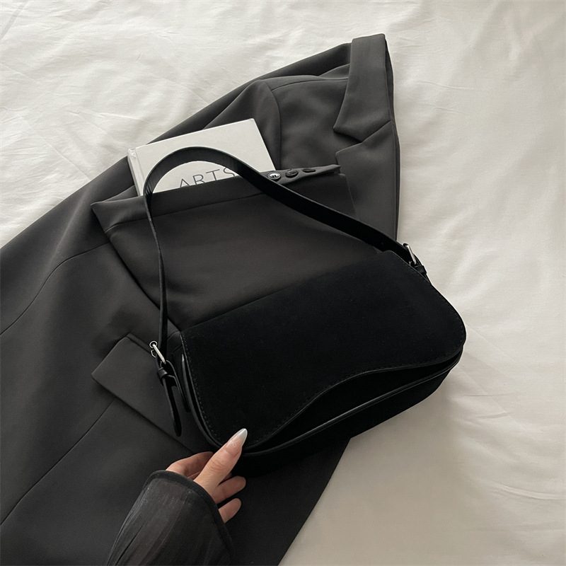 Vintage Matte Underarm Top-Handle Bag view 2