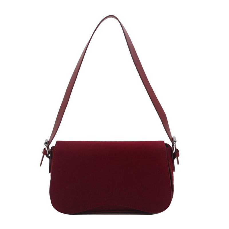 Vintage Matte Underarm Top-Handle Bag view 5