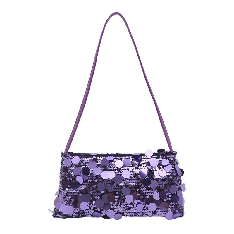 Sequin Chain Large Capacity Crossbody Bag view 7