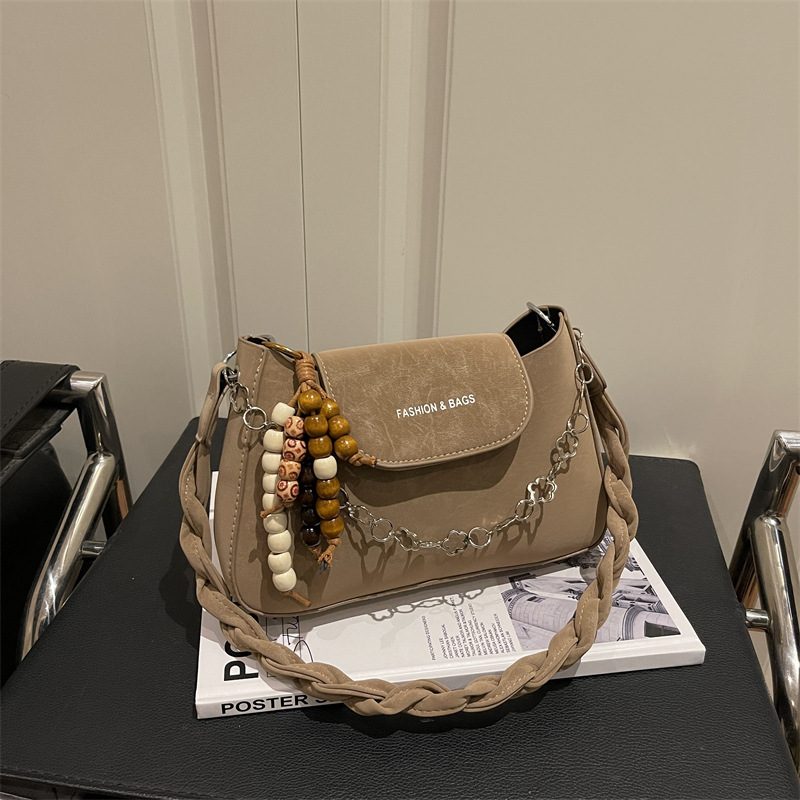 Chain Quilted Small Shoulder Bag view 3