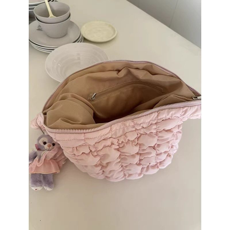 Pleated Cloud Soft Leather Crossbody Bag view 4