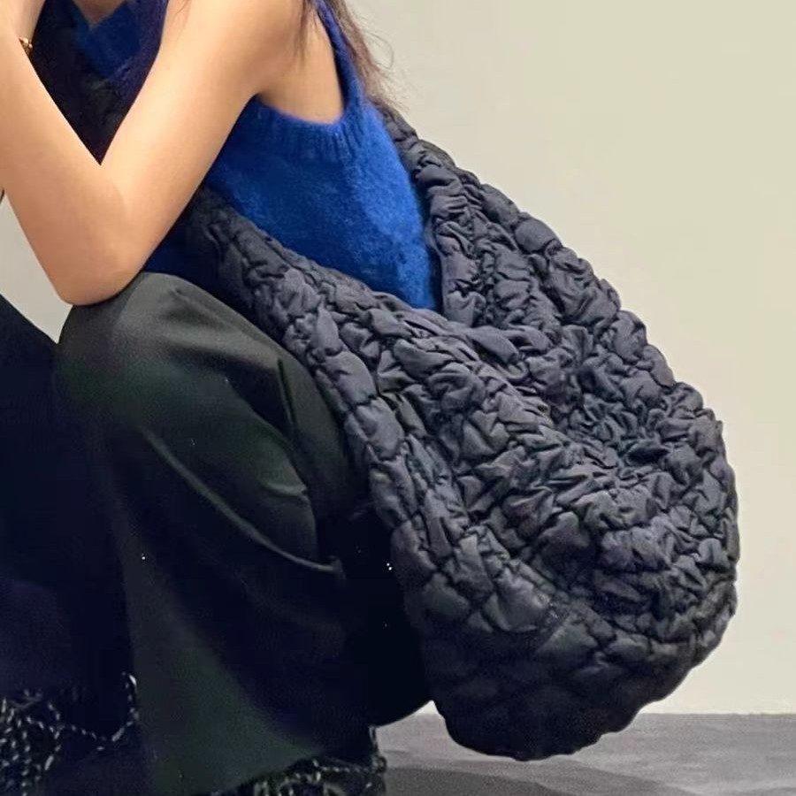 Pleated Cloud Large-Capacity Crossbody Bag