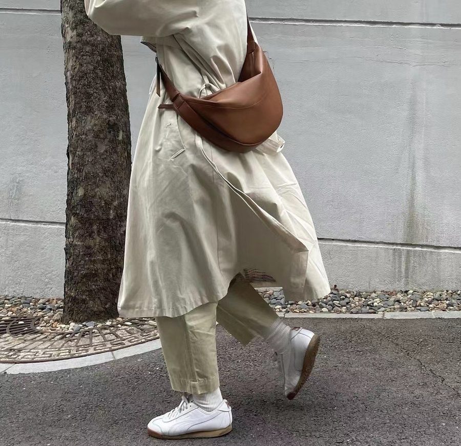Soft Leather Dumpling Crossbody Bag view 7