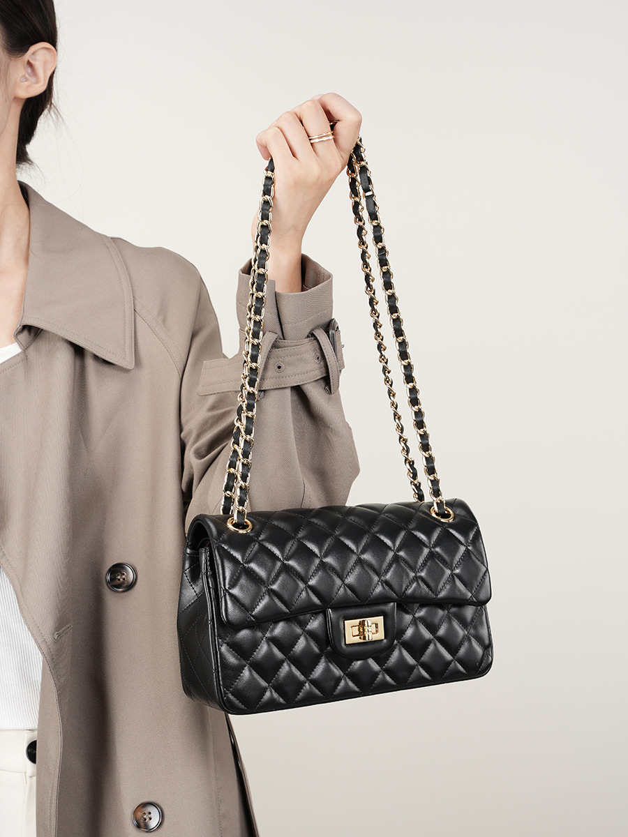 Matelassé Puffer Mini Tote — Cream view 3