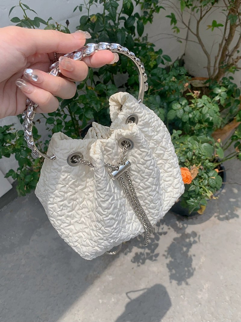 PU Leather Quilted Chain Bag for wholesale OEM — YANYAN Bags Guangzhou handbag factory
