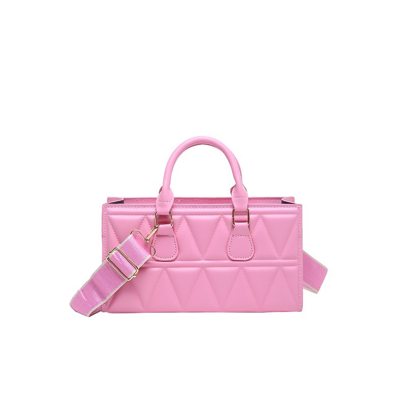 Quilted Stitched Small Square Crossbody Bag view 11