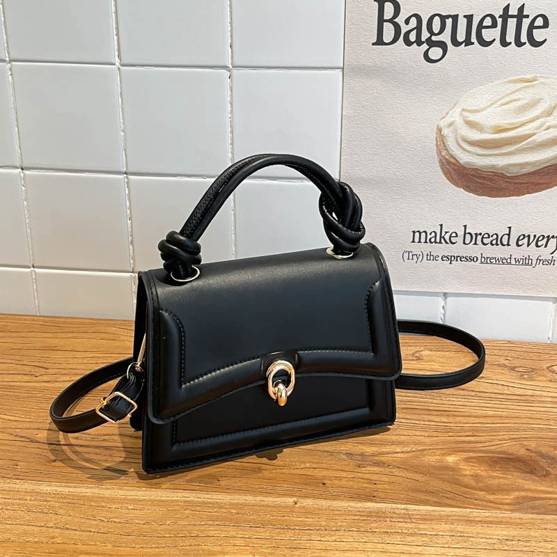 Lock Closure Small Square Crossbody Bag view 2