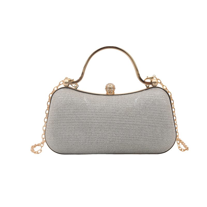 Quilted Chain Lock Crossbody Bag view 6