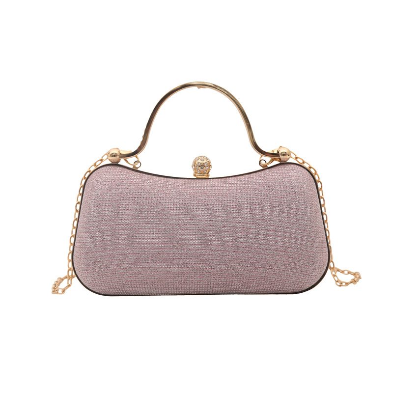 Quilted Chain Lock Crossbody Bag view 7