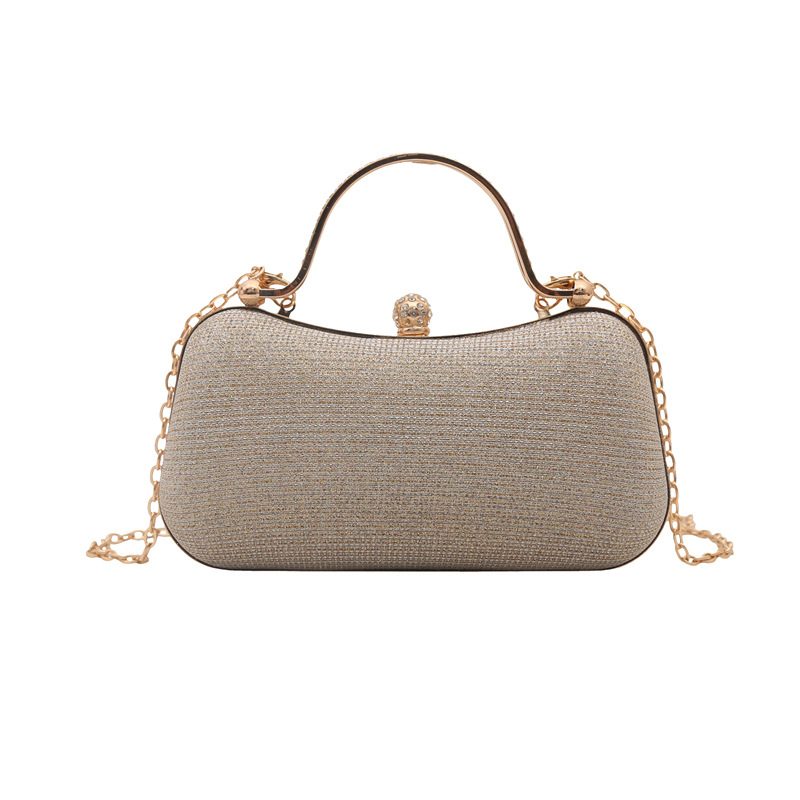 Quilted Chain Lock Crossbody Bag view 8