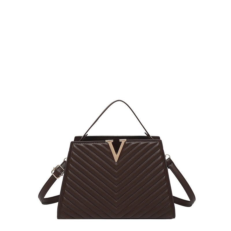 Quilted Large Square Shoulder Bag view 5