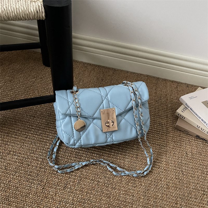 Quilted Chain Square Crossbody Bag view 4