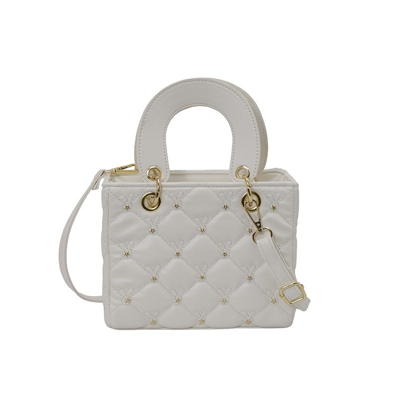 Quilted Top-Handle Crossbody Bag view 8