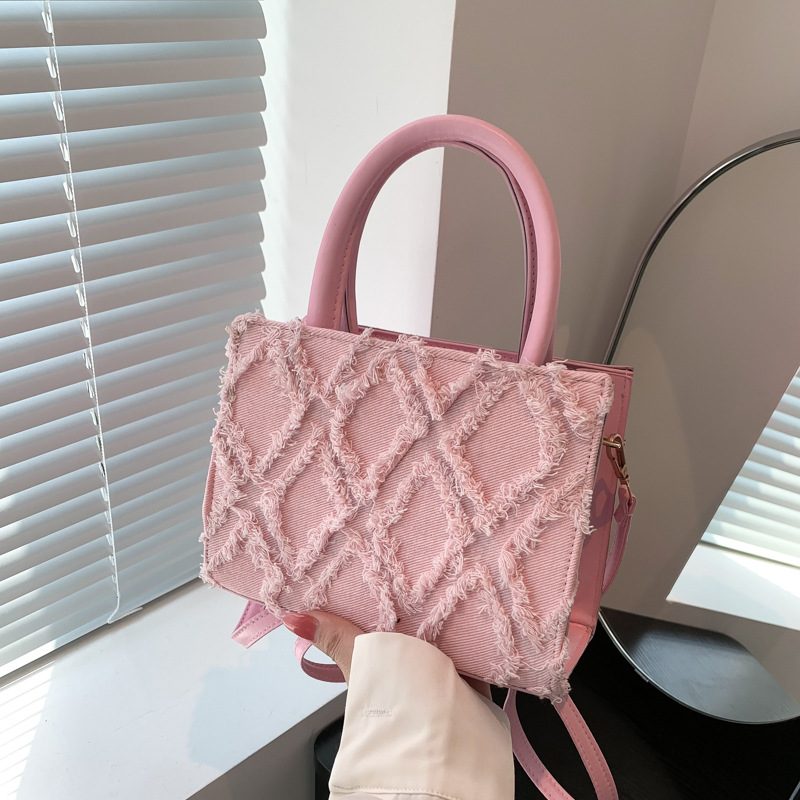 Large Quilted Tote Crossbody Bag view 3