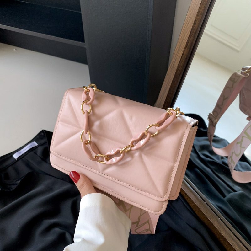 Quilted Chain Top-Handle Crossbody Bag view 2