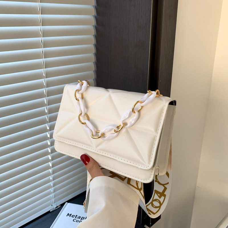 Quilted Chain Top-Handle Crossbody Bag view 4