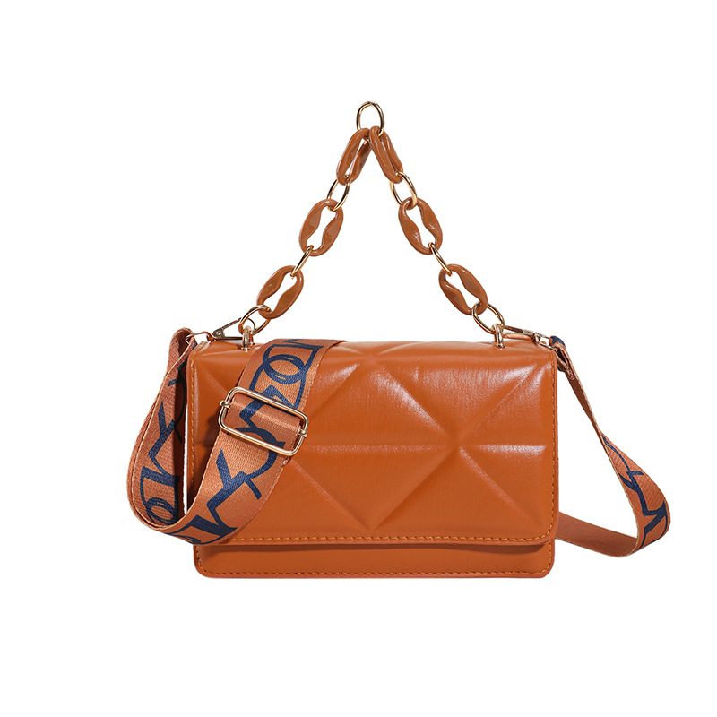 Quilted Chain Top-Handle Crossbody Bag view 9