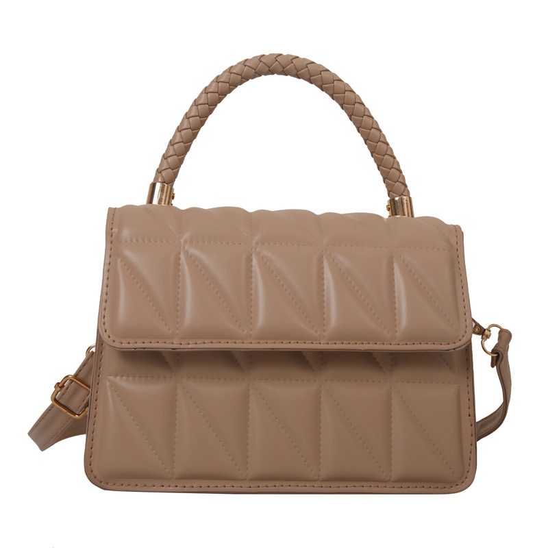 Quilted Diamond Top-Handle Crossbody Bag view 6