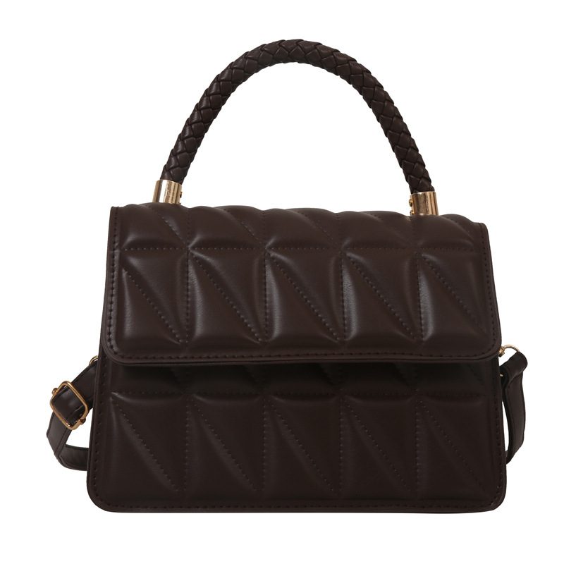 Quilted Diamond Top-Handle Crossbody Bag view 7
