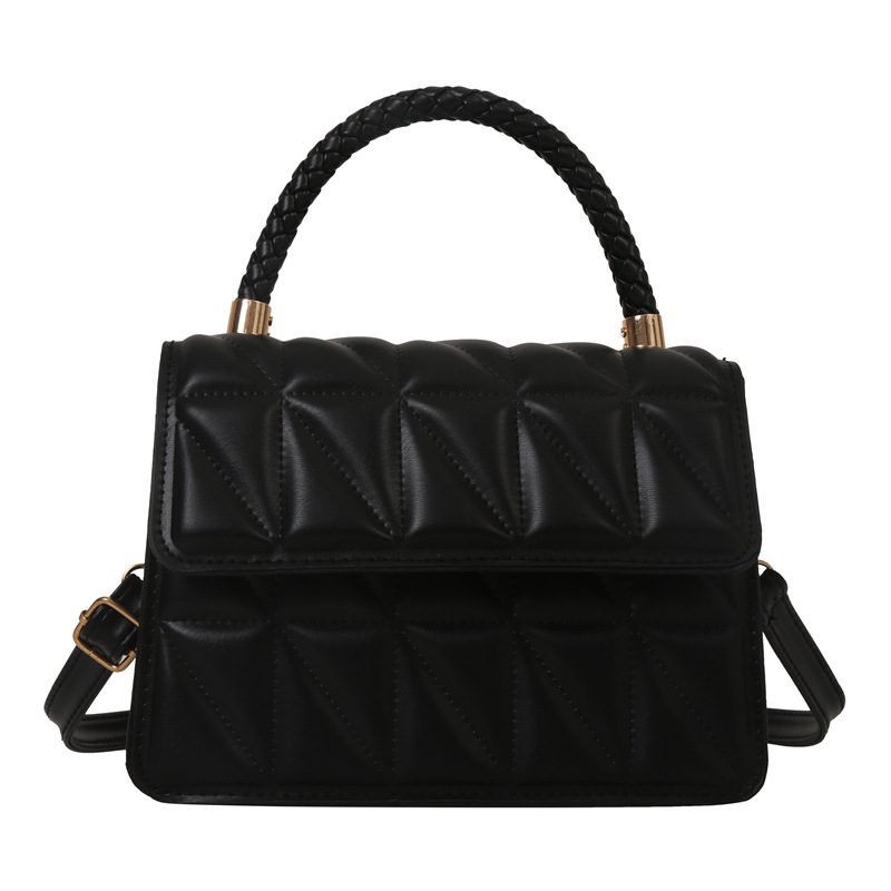 Quilted Diamond Top-Handle Crossbody Bag view 8