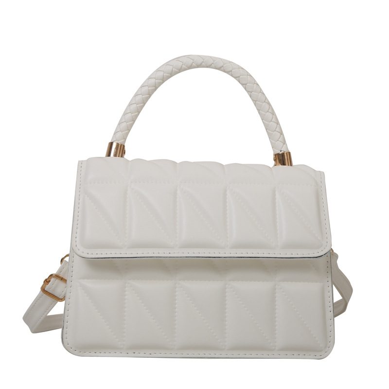 Quilted Diamond Top-Handle Crossbody Bag view 9
