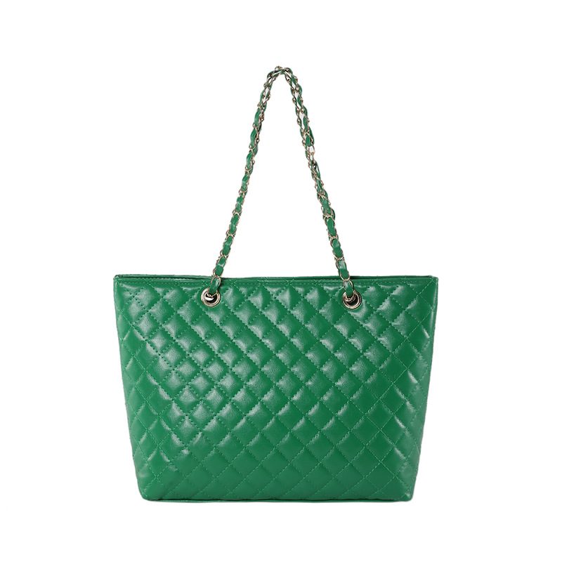 Chain Quilted Shoulder Top-Handle Bag view 5