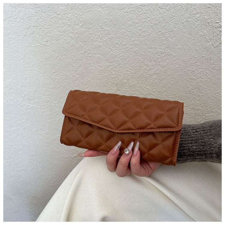 Quilted Minimalist Clutch Bag view 10