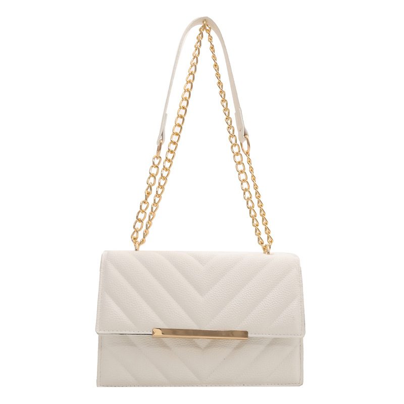 Quilted Chain Small Square Crossbody Bag view 6