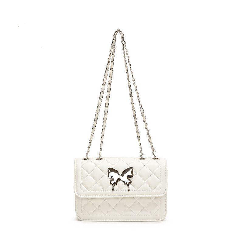 Quilted Chain Crossbody Mini Square Bag view 9