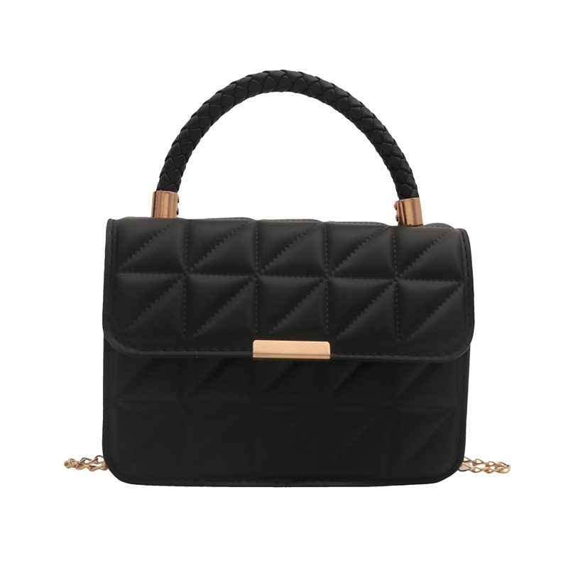 Quilted Retro Crossbody Top-Handle Bag view 6