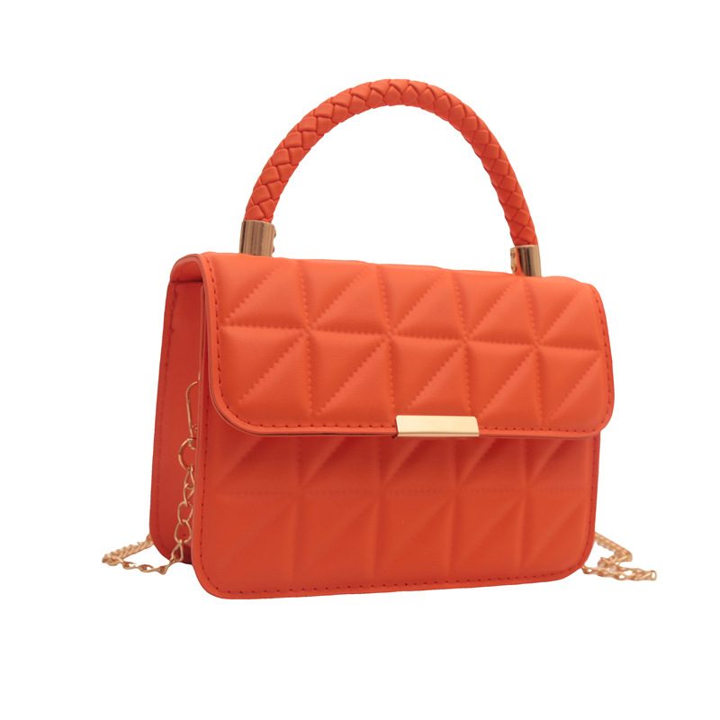 Quilted Retro Crossbody Top-Handle Bag view 8
