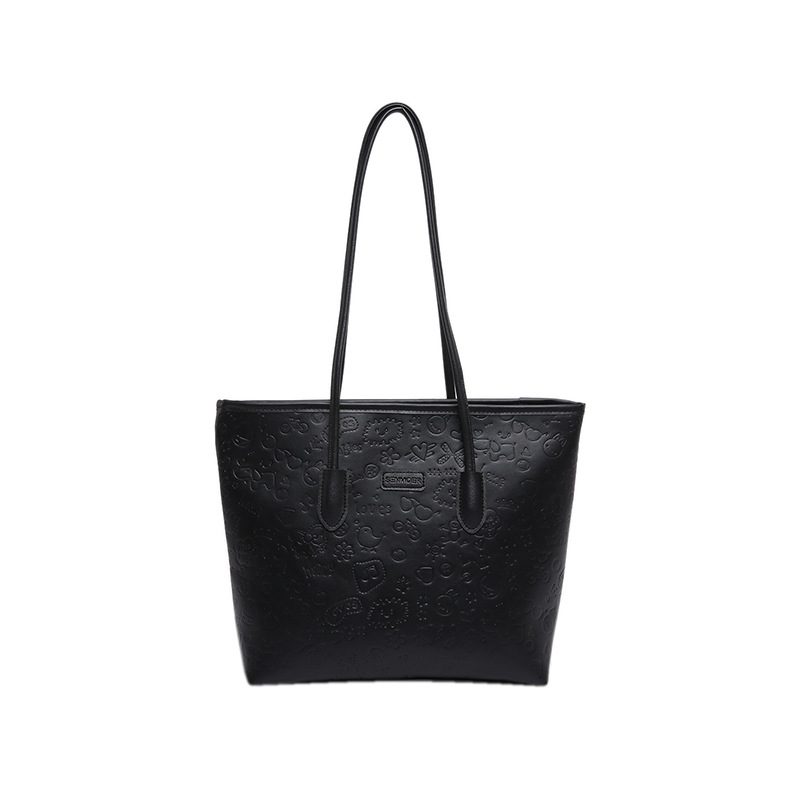 Quilted Top-Handle Shoulder Tote Bag view 8