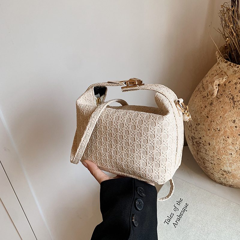 Vintage Quilted Top-Handle Crossbody Bag view 2