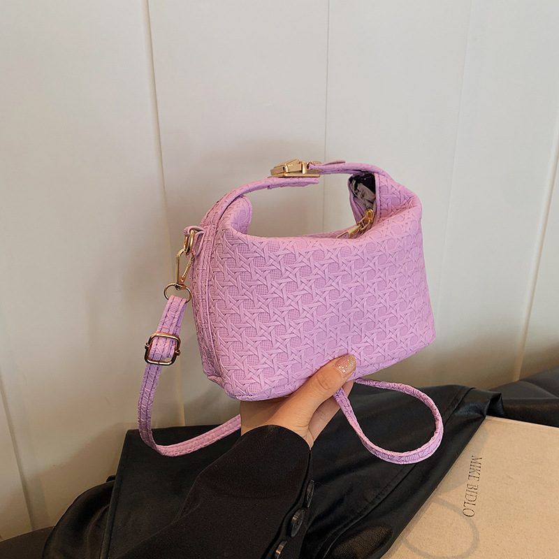 Vintage Quilted Top-Handle Crossbody Bag view 4