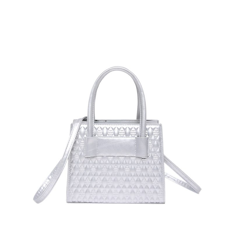Quilted Diamond Top-Handle Crossbody Bag view 12