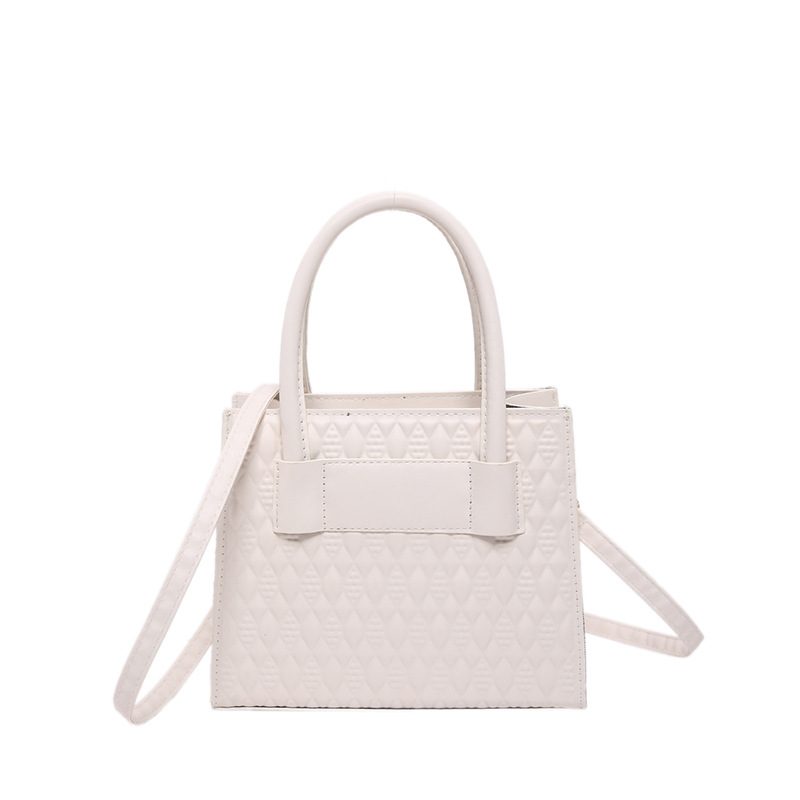 Quilted Diamond Top-Handle Crossbody Bag view 7