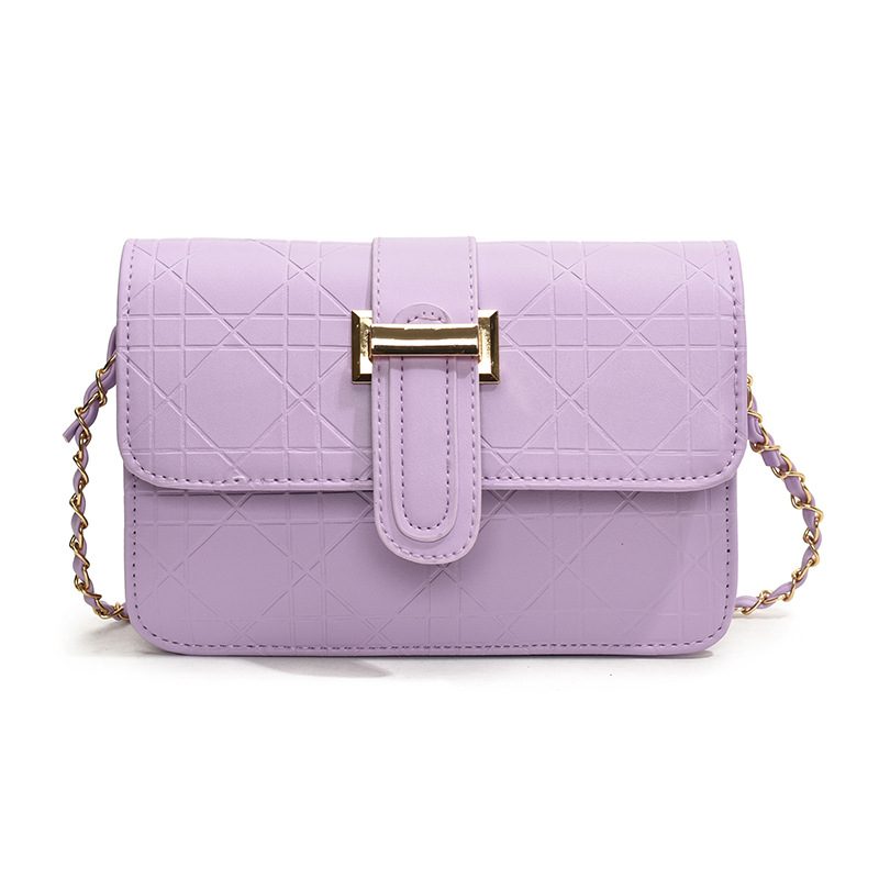 Quilted Chain Small Square Crossbody Bag view 10