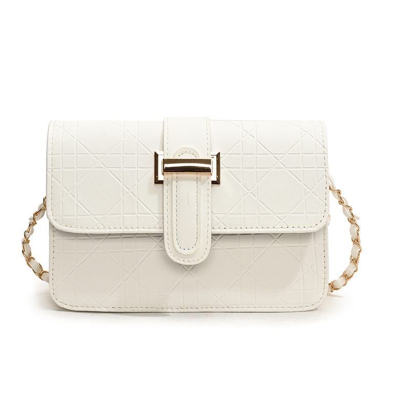 Quilted Chain Small Square Crossbody Bag view 6
