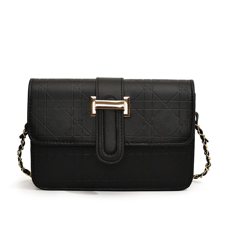 Quilted Chain Small Square Crossbody Bag view 7