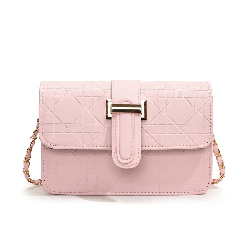Quilted Chain Small Square Crossbody Bag view 9