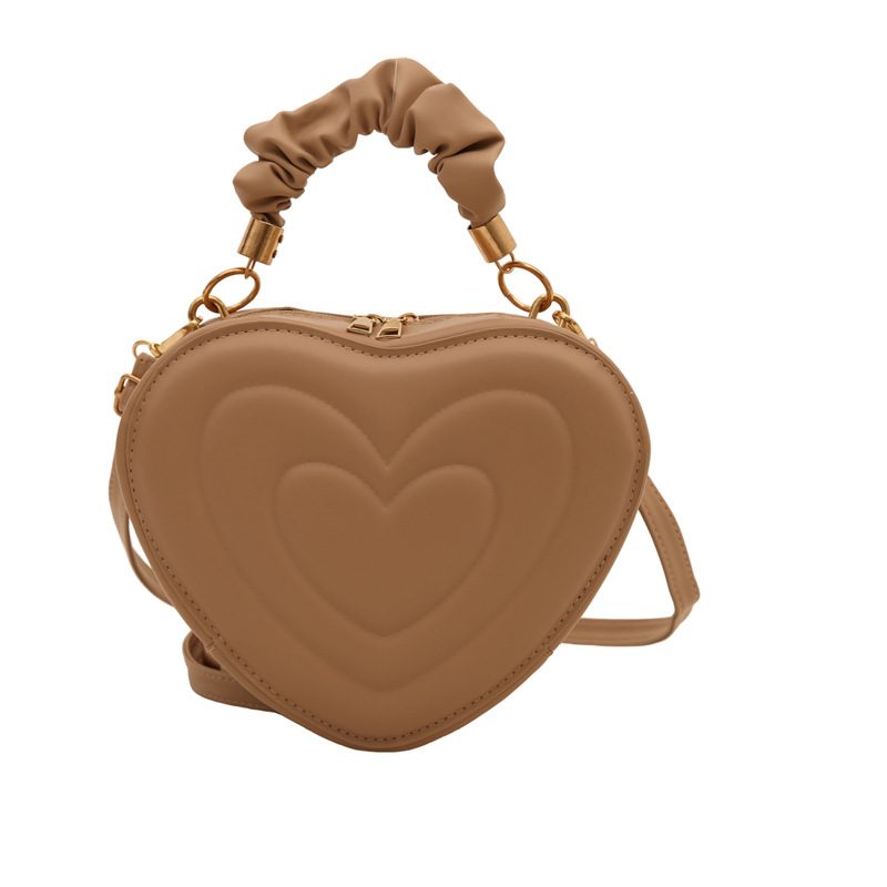 Heart Shaped Quilted Crossbody Bag view 9