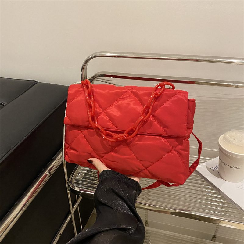 Large Quilted Envelope Crossbody Bag view 2