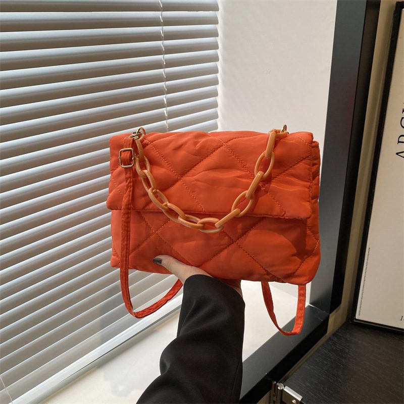 Large Quilted Envelope Crossbody Bag view 4