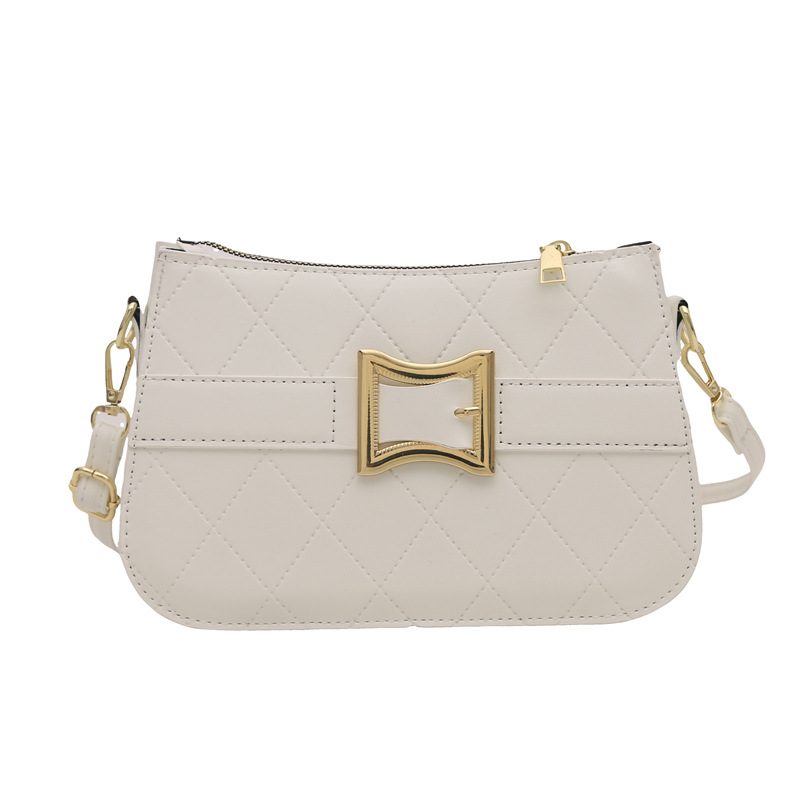 Quilted Stitched Top-Handle Crossbody Bag view 7