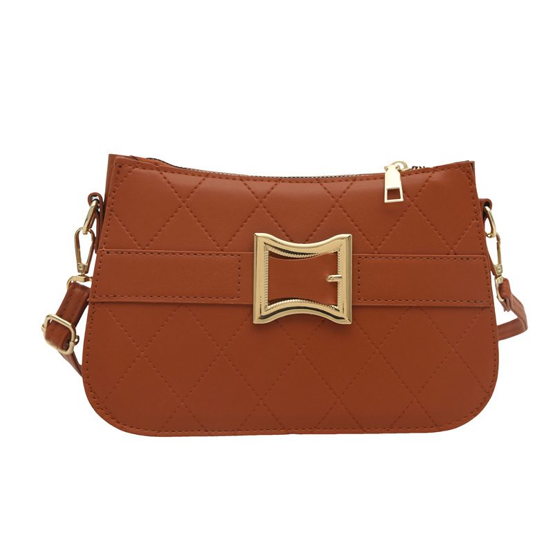Quilted Stitched Top-Handle Crossbody Bag view 8