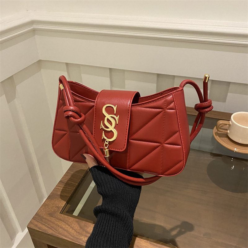 Quilted Minimalist Shoulder Crossbody Bag view 2