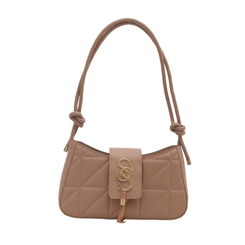 Quilted Minimalist Shoulder Crossbody Bag view 5