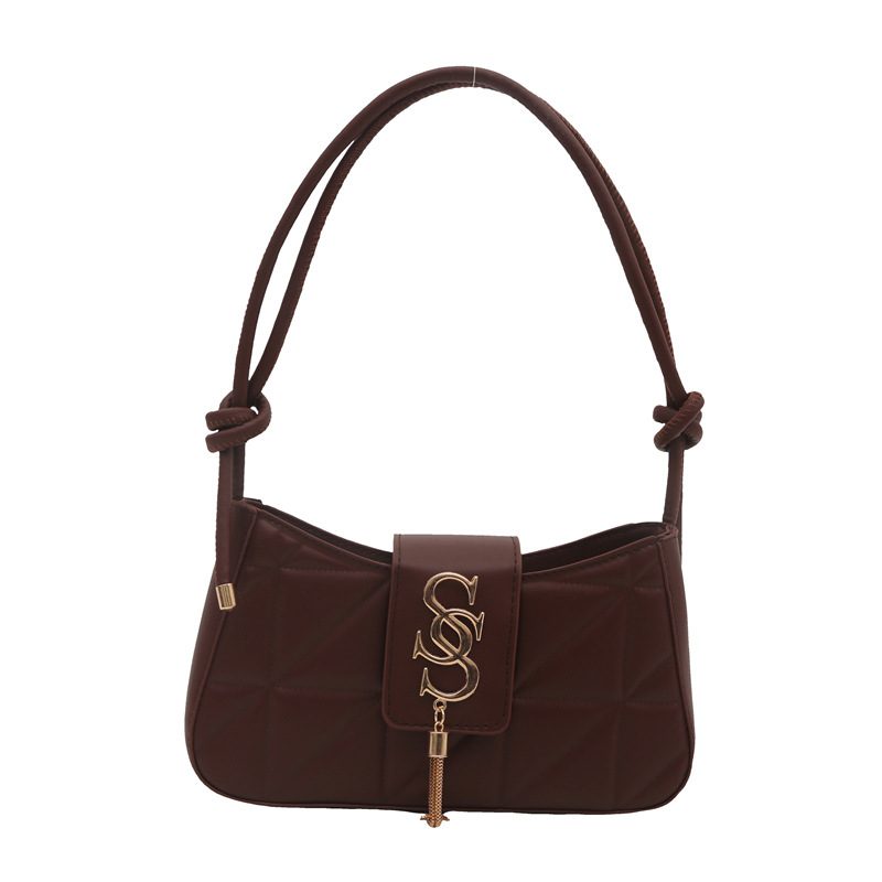 Quilted Minimalist Shoulder Crossbody Bag view 7